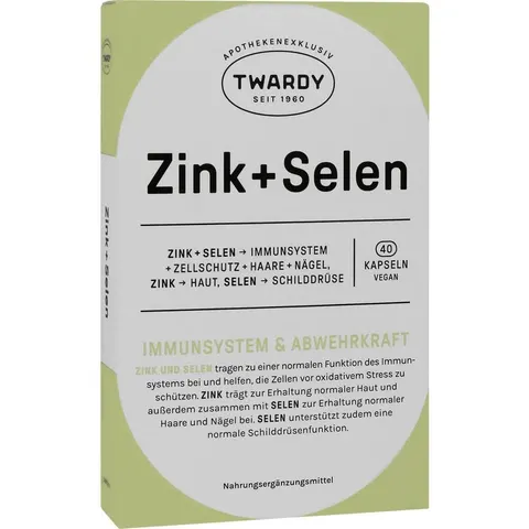TWARDY Zink + Selen 40 St Kapseln – Bild 1