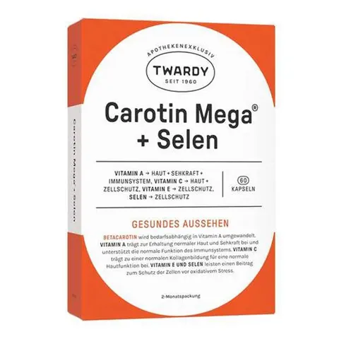 Twardy Carotin Mega + Selen Kapseln – Bild 1