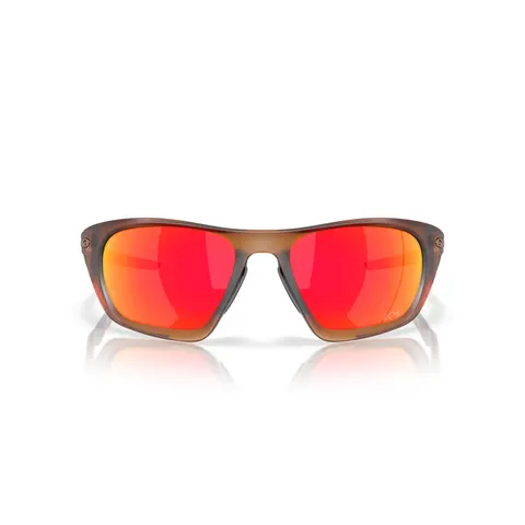 Oakley - Lunettes de soleil - Lateralis Matte Dark Amber/Prizm Ruby - Rouge – image 1