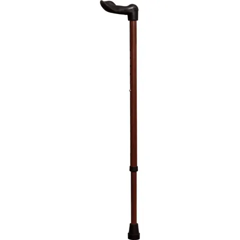 Ergonomic Carbon Black Matt Walking Stick RH – image 1