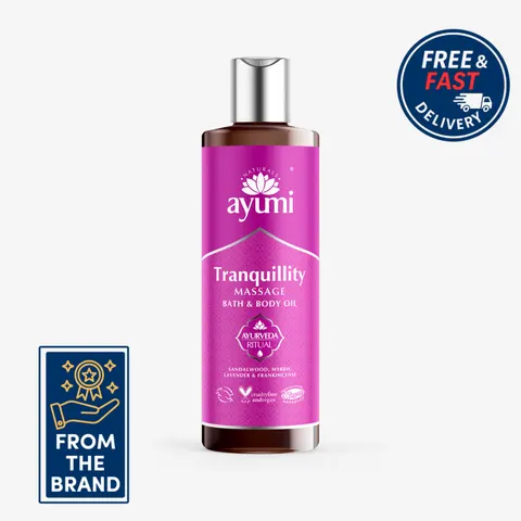Ayumi Tranquility Massage Bath & Body Oil 250ml – image 1