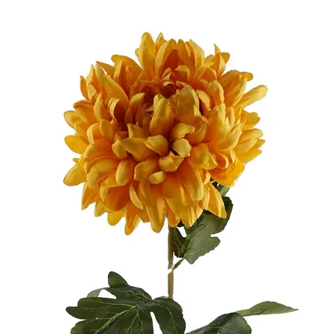 75cm Extra Large Reflex Chrysanthemum - Gold – image 1