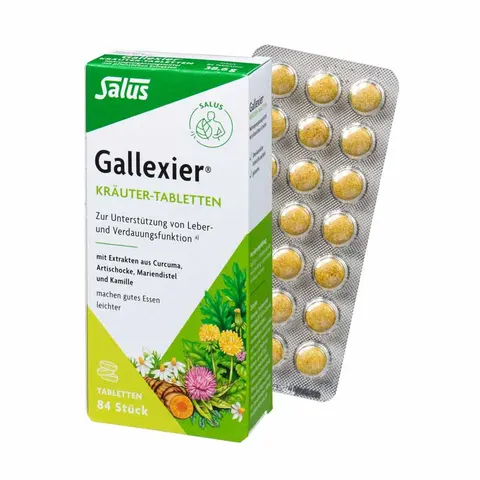 Salus Gallexier Kräuter-Tabletten – Bild 1