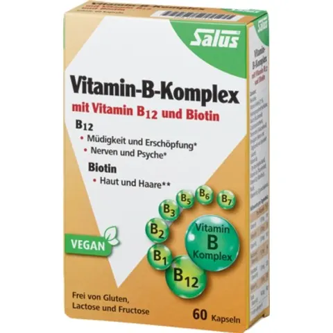 Salus Vitamin B Komplex Kapseln vegan – Bild 1