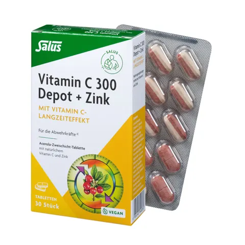 Vitamin C30 0 Depot+zink Salus Tabletten – Bild 1