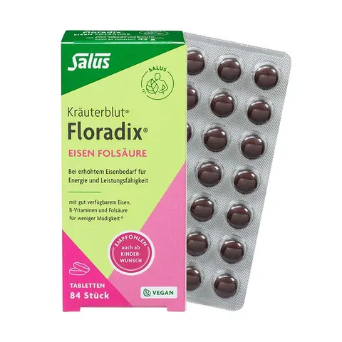 Floradix Eisen Folsäure 84 St Tabletten – Bild 1