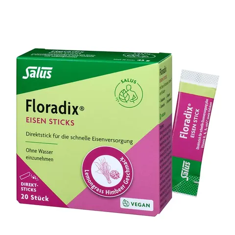 Salus Floradix Eisen Sticks Pulver – 363146 – Bild 1