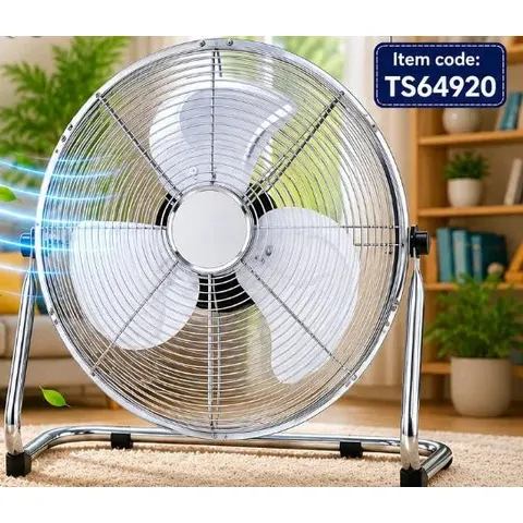 16" Metal Floor Fan – image 1