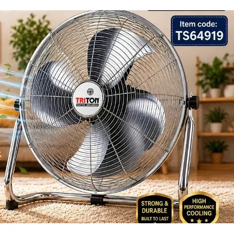 12" Metal Floor Fan – image 1