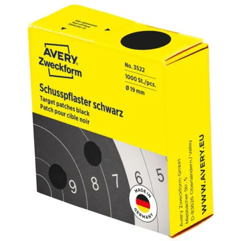 AVERY Zweckform Klebepunkte Ø 19,0 mm schwarz – Bild 1