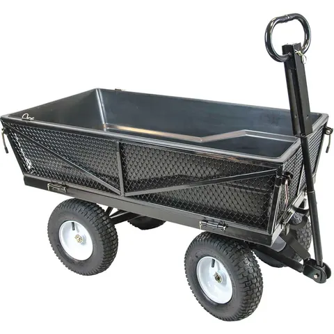 Handy THMPC Multi Purpose Tipping Towable Garden Trolley – image 1