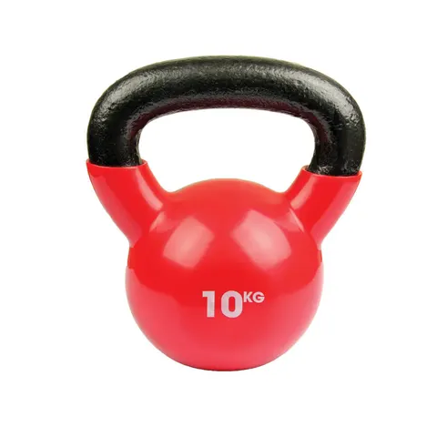 Fitness Mad 10kg Kettlebell Red – image 1