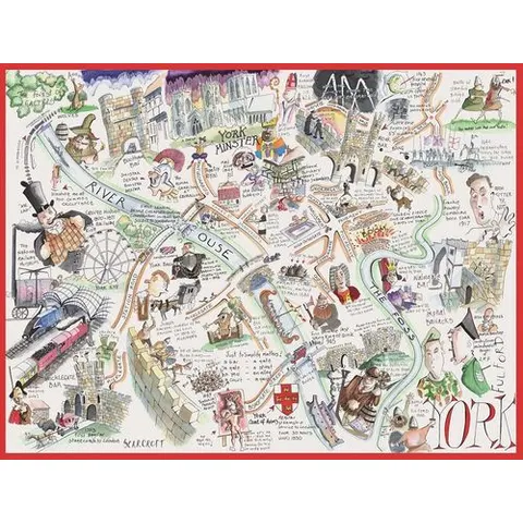 York - Tim Bulmer 1000 Piece Jigsaw Puzzle – image 1