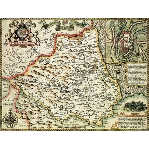 Durham Historical 1000 Piece Jigsaw Puzzle (1610) – image 1