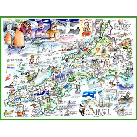 Cornwall - Tim Bulmer 1000 piece Jigsaw – image 1