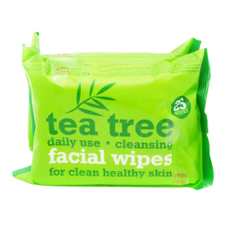 XBC Tea Tree Facial Wipes - 2x25 pcs – image 1