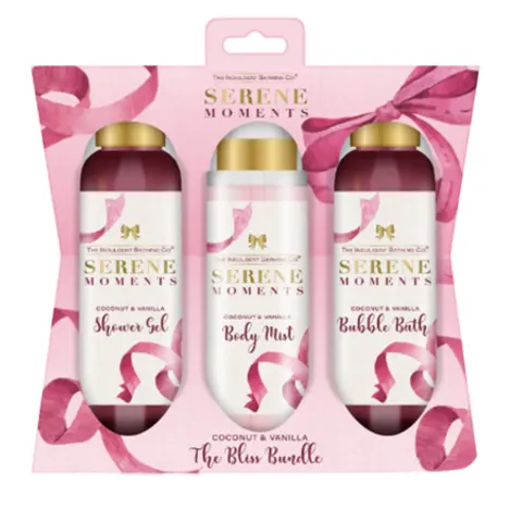 Serene Moments Coconut & Vanilla Bliss Bundle Bath Set – 3 pcs – image 1