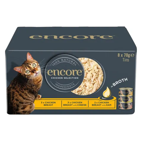 Encore cat tin multipack chicken 32 x 70g – image 1