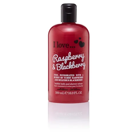 I Love Raspberry & Blackberry Bath & Shower Creme 500ml – image 1