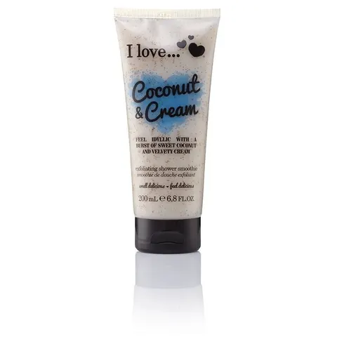 I Love Coconut & Cream shower scrub 200 ml – image 1