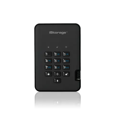iStorage diskAshur² SSD 128GB Black | Secure Portable Solid State Driv – image 1