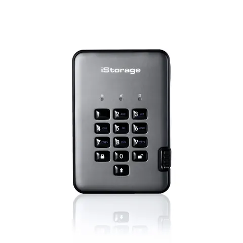 iStorage diskAshur PRO² SSD 1TB | Secure Portable Solid State Drive |F – ISDAP2256SSD1000CX – image 1