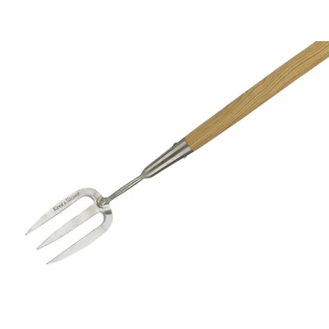 Kent and Stowe Stainless Steel Long Handle Weed Fork – image 1