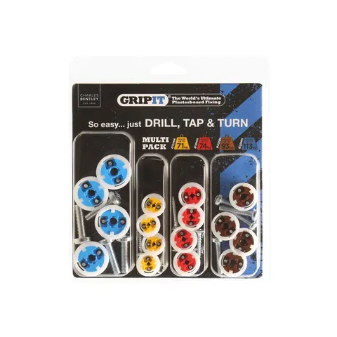 Gripit Plasterboard Fixings Multi Pack – image 1