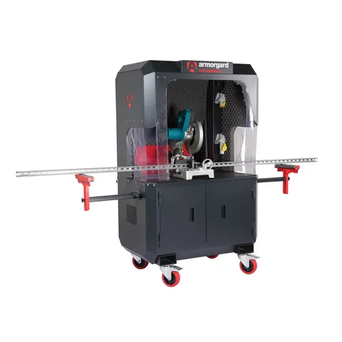 Armorgard Cuttingstation Chopsaw Workstation – Grey – image 1