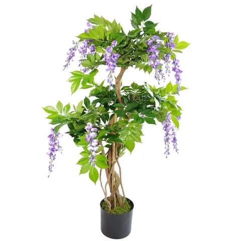 110cm Artificial Purple Wisteria Tree – S0671438792 – image 1