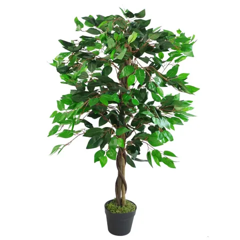 110cm Large Artificial Bushy Ficus Tree – image 1