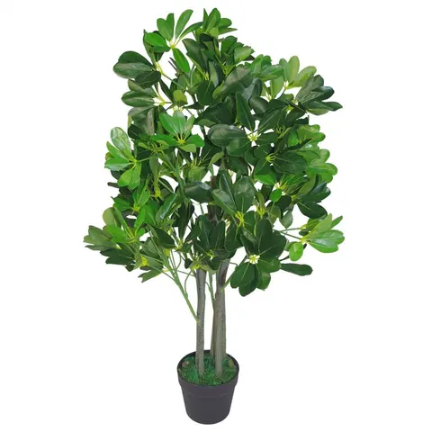95cm Umbrella Tree Dark Green Artificial Ficus Plant – image 1