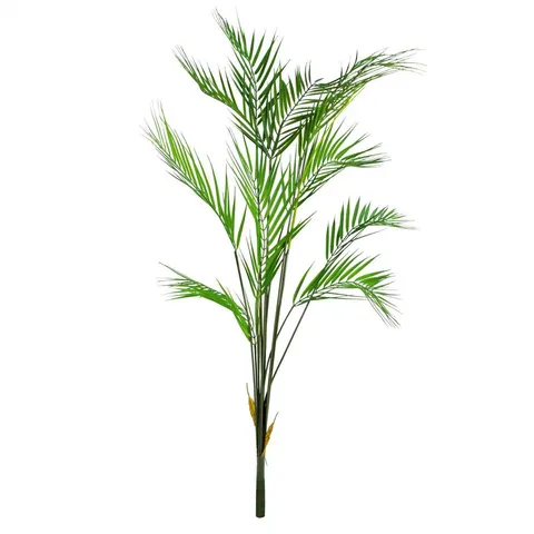 118cm Artificial Palm Tree- Unpotted 11 Leaves Green 4ft – image 1
