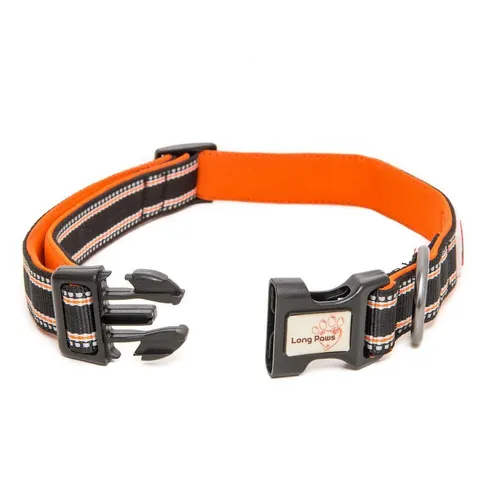 Long Paws Comfort Collection Collar Purple Medium 34-52cm – image 1
