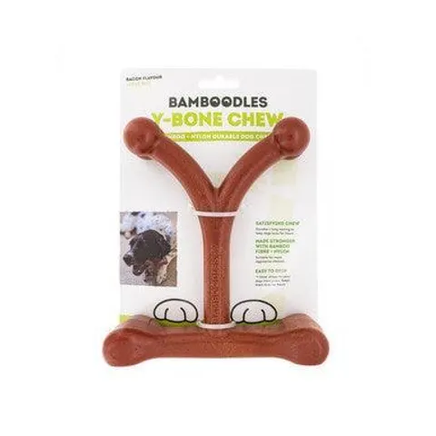 Bamboodles Y Bone Bacon Flavour Large – image 1