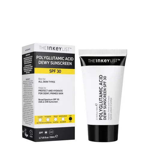 The INKEY List Polyglutamic Acid Dewy Sunscreen SPF30 50ml – image 1