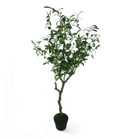 120cm Natural Artificial Olive Tree – image 1