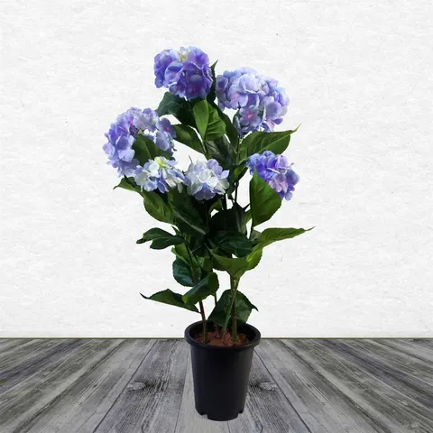 Artificial Hydrangea Flowering Plant Blue – S0671435278 – image 1