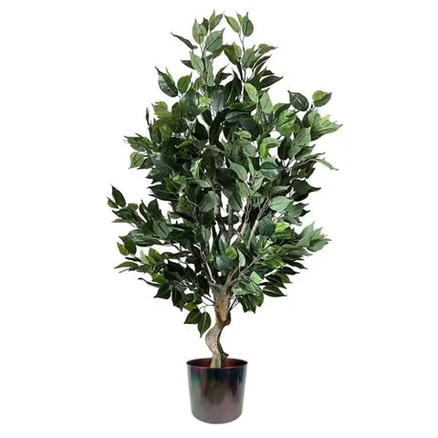 100cm Premium Artificial Ficus Twist Tree Multicolour Planter – image 1