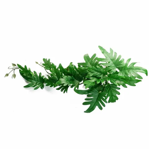 50cm Artificial Trailing Philodendron Large Leaf Plant Realistic – image 1