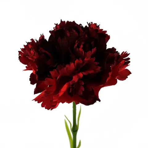50cm Single Red Carnation Artificial Flower – image 1