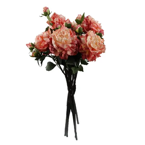 6 x Peony Artificial Flower Pink – image 1