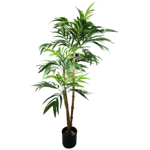 140cm UV Resistant Artificial Mango Leaf Tree – image 1
