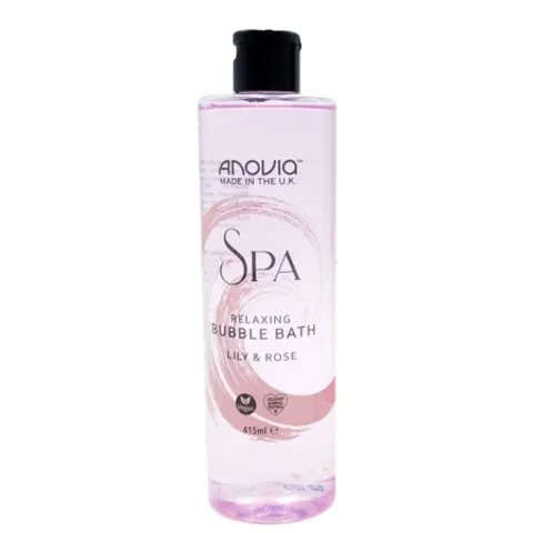 Anovia Bubbelbad Spa Lelie & Roos - 415 ml – afbeelding 1