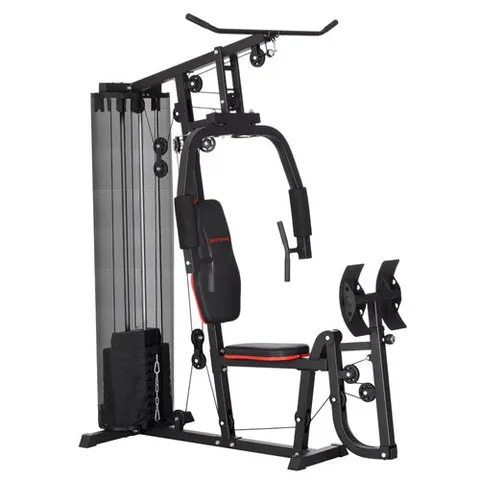 SPORTNOW Home Gym Machine Compact Multi Gym with 45kg Weight Stack – image 1