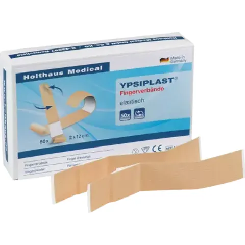 Fingerverband Ypsiplast 2x12 cm elastisch haut – Bild 1