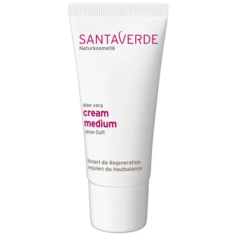 Santaverde Aloe Vera Creme medium ohne Duft – Bild 1