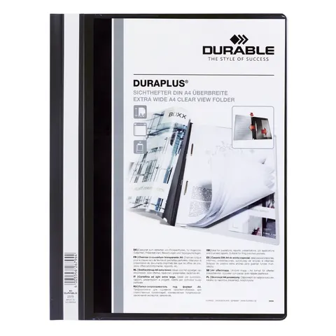 Durable DURAPLUS Project Folder Document Report File | 25 Pack | A4+ Assorted – image 1
