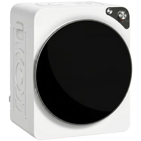 HOMCOM 5kg Vented Tumble Dryer, Compact Dryer with 5 Drying Modes – image 1