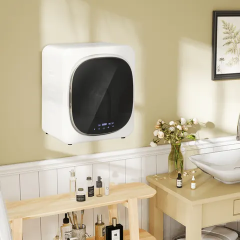 HOMCOM 4kg 800W Vented Tumble Dryer with Deodorize, Smart Mode – image 1